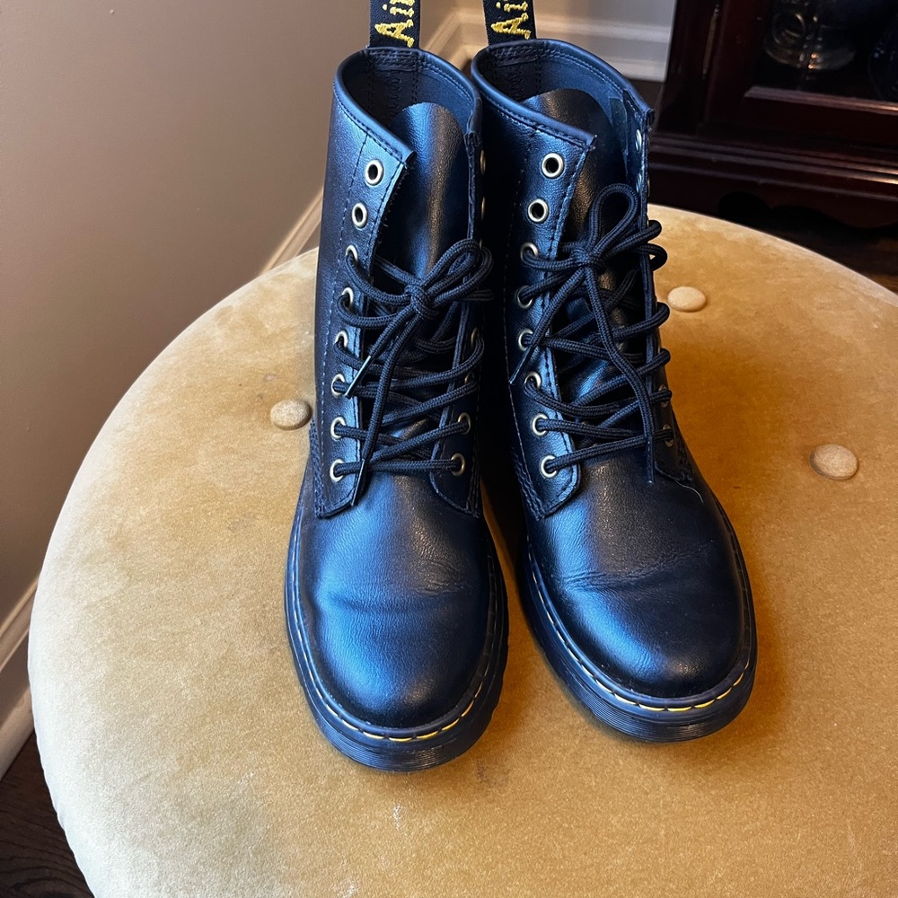 Dr. Martens Black Leather Boots